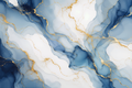 Fototapete Blauer Marmor mit Goldadern