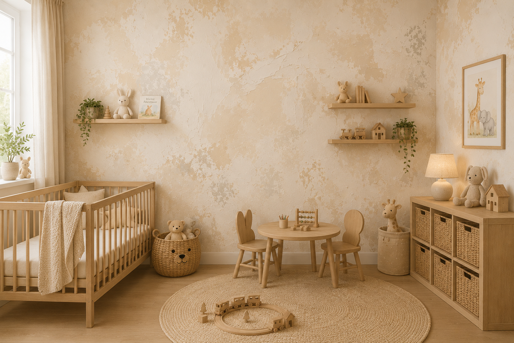 Fototapete Strukturputz Beige
