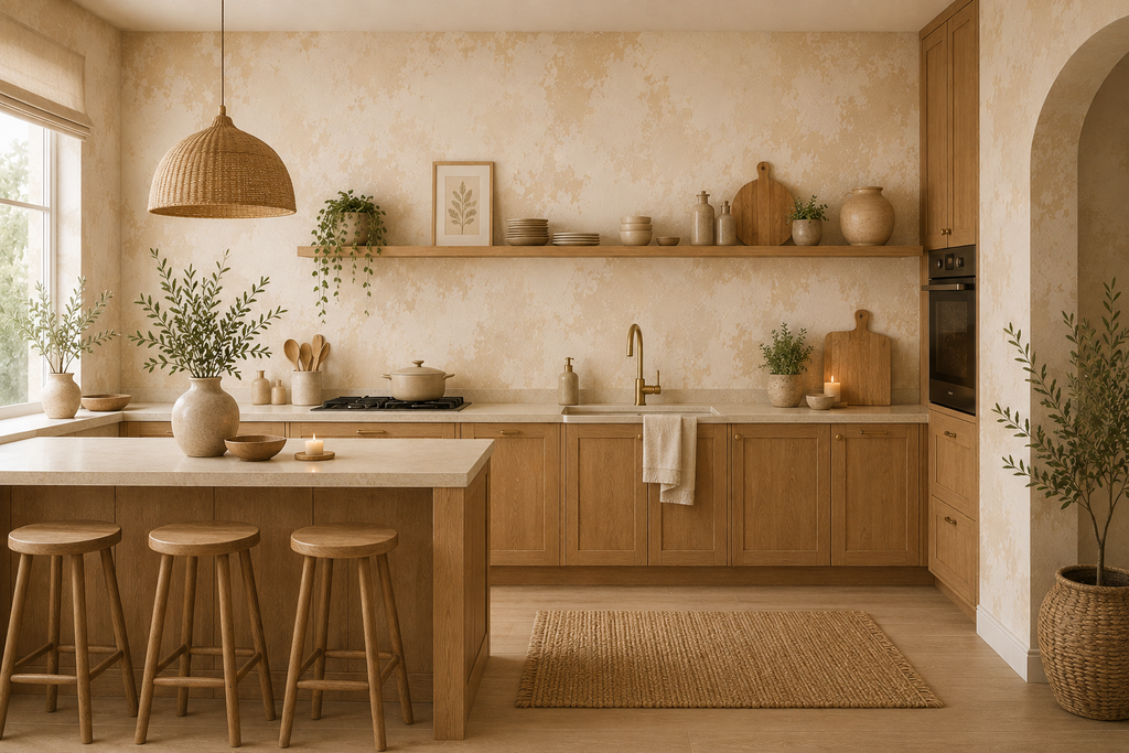 Fototapete Strukturputz Beige