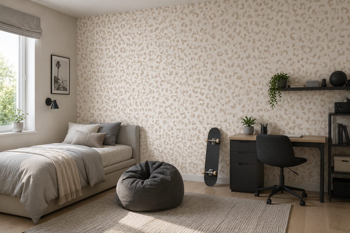Fototapete Leopardenmuster Beige